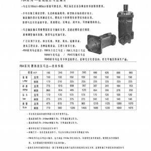 F6KW车轮系列摆线液压马达