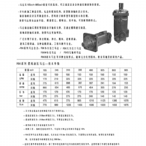 F6K系列摆线液压马达